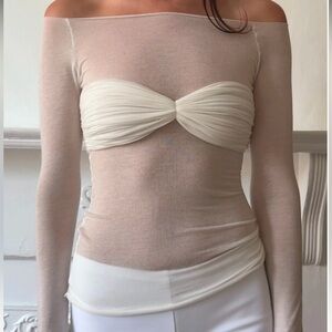 Orseund Iris La Sirena Top in Milk White